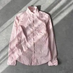 ぴ*す様 16526 トミーヒルフィガー 刺繍ロゴ ストライプシャツ