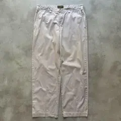 Eddie Bauer チノパン ポロチノ風 ワイドパンツベージュ USA古着