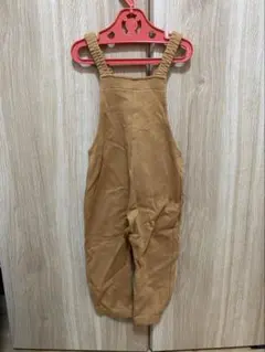 UNIQLO キャメル色 コットンオーバーオール