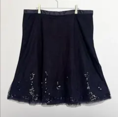 OLDNAVY【16】スカート チュール スパンコール ビッグサイズ ブラックのサムネイル