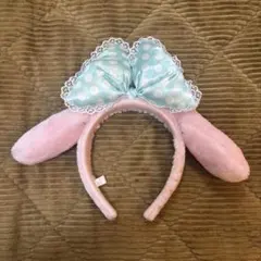 サンリオ マイメロディ カチューシャ 水玉リボン
