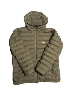 【美品】ダントン　ナイロンタフタミドルダウンフーデッドジャケット