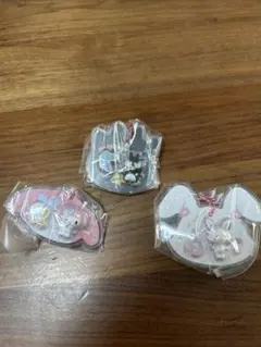 サンリオキャラクターズ　パッケージチャーム　3個セット
