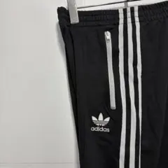 adidas アディダス ジャージ トラックパンツ 刺繍ロゴ 古着