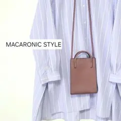 MACARONIC STYLE スクエア ショルダーバッグ ミニショルダー