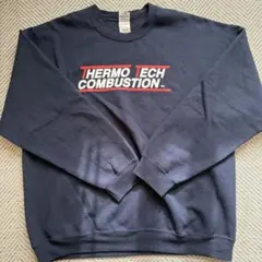 【古着】THERMO TECH COMBUSTION トレーナー ネイビー