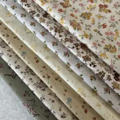 コットン生地＊小花柄＊まとめ売り＊カットクロス＊はぎれ＊ナチュラル＊パッチワーク