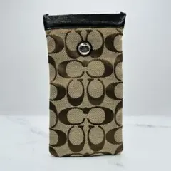 【極美品】COACH シグネチャー メガネケースのサムネイル