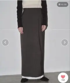 TODAYFUL/CutoffPencilSkirt/カットオフペンシルスカート