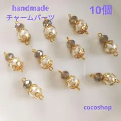 (191) ハンドメイド チャームパーツ 10個セット