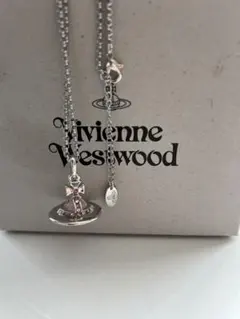 ヴィヴィアンウエストウッド ピンクオーブネックレス★