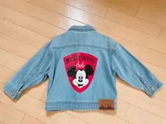 しまむら リトシー Littc ミッキー デニムジャケット Gジャン 100