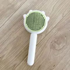 未使用❣️ペットブラシ 猫用品 マッサージブラシ グルーミング ワンタッチ