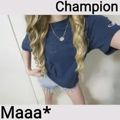 Champion　定番　フロントロゴ　Tシャツ