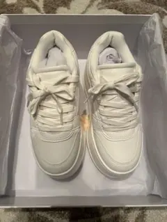 ZARA 厚底スニーカー ホワイト プラットフォームソール　35