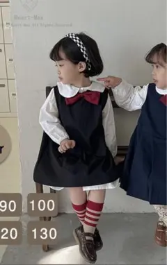 ワンピース　女の子　ドレス　綿100 80サイズ　フォーマル　タグ付き