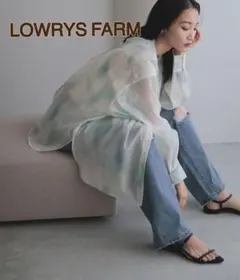 LOWRYS FARM シアーシャツ　long マーブルのサムネイル