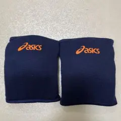 asics バレーボール 膝サポーター ネイビー　レディースMのサムネイル
