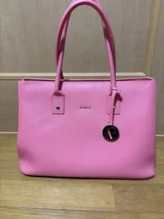 FURLA ピンク トートバッグ　美品のサムネイル