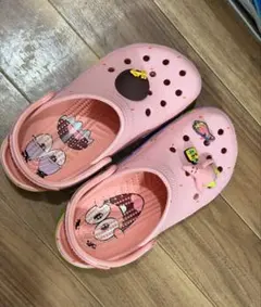 A BATHING APE x Crocs サボ 25cm ピンク - メルカリ