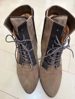 LANVIN en Bleu レースアップブーティ 23.5cmのサムネイル