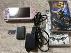 PSP-3000 本体 充電器 メモリースティック ゲームソフト付 動作確認済
