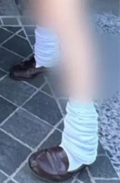 【最終値下げ】ルーズ　ソックス　140cm丈　23-25cm