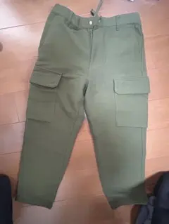 カーゴパンツ オリーブグリーン 4ポケット