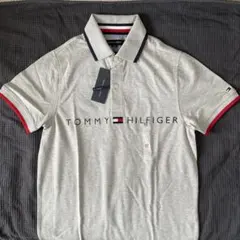 【新品】TOMMY HILFIGER グレー ポロシャツ XS