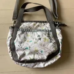 レスポートサック ハーフムーン 2way ワンショルダーバッグ 刺繍 