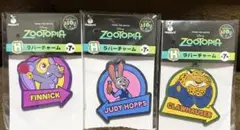 ズートピア　ハッピーくじ　ラバーチャーム　セット