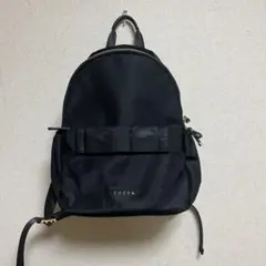 TOCCA A4 撥水RIBBON BRICK BACKPACK リュック　黒