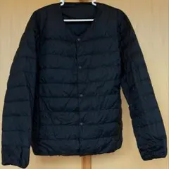 無印良品 メンズ ノーカラー ダウンジャケット M