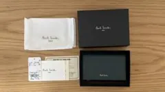 【新品未使用、全付属品有】Paul Smith 名刺入れ グリーン BPS973のサムネイル