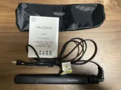 サロニア 24mm　ストレートヘアアイロン SL-004S ブラック