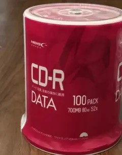 HIDISC データ用CD-R 700MB 100枚 スピンドル