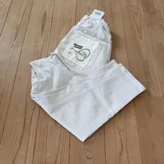 新品未使用　ブランシェス　ガーデナーテーパードパンツ　ホワイト　130