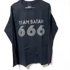 TEAM SATAN skateboarding 666 ロンT ジルコニア