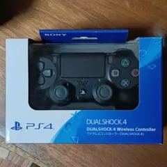 美品 PS4 ワイヤレスコントローラー（DUALSHOCK 4）ジェットブラック