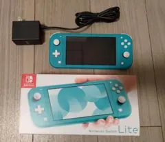Nintendo Switch Lite ターコイズ 充電器・箱付き