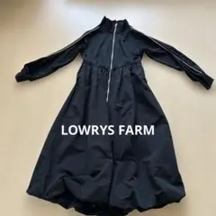 ローリーズファームLOWRYS FARMバルーンワンピース　サイズ2 ブラック