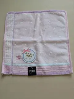 新品タグ付き　POLO ハンカチ ピンクのサムネイル