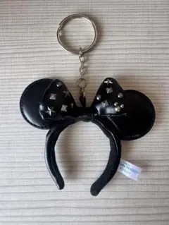 東京ディズニーリゾート ミニー カチューシャ キーホルダー ブラック