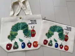【未使用美品】はらぺこあおむし トートバッグとポーチセット