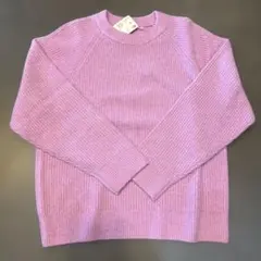 UNIQLO キッズ セーター 140 ピンク　ユニクロ　スフレヤーン