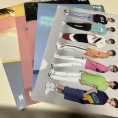 BTS FILA 5枚セットクリアファイルセット