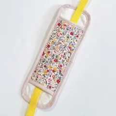 お試し価格◎ハンドメイド 水筒肩紐カバー 花柄 ピンクのサムネイル