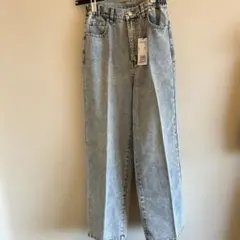 デニムパンツ ケミカルウォッシュ サイズMのサムネイル