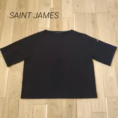 SAINT JAMES ウエッソン TEELOOSE 五分袖 T3 黒のサムネイル