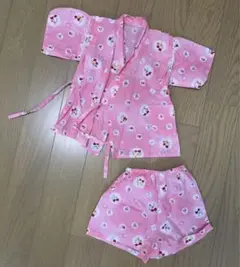 金魚柄甚平　90サイズ